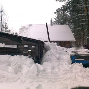 Снежная зима 2011