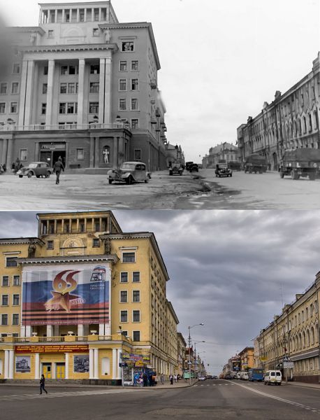 гостиница "Смоленск" и Большая Советская улица
