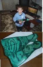 это я и мои ласты хочу поменять на ласты побольше что стать как мой дед.webp