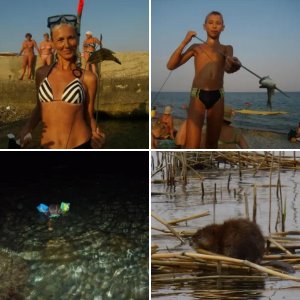 Папа, мама, я - подводная семья!