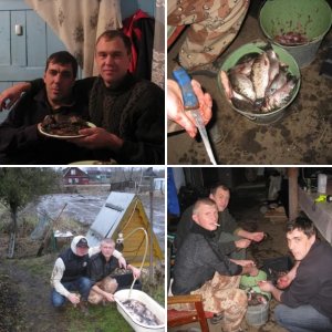 с питомзой по карасику....
