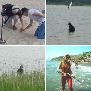 Пляжный поиск,поиск под водой.
