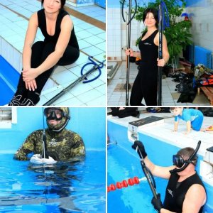 Турнир по подводной стрельбе в Заволжье 2014г