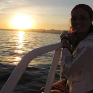 закат на Красном море