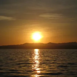 закат на Красном море