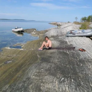 Прекрасный пляж на острове