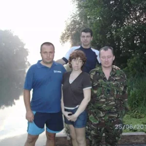 С друзьями,,, перед охотой.