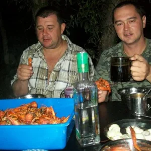 Отмечаем приезд