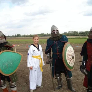 10.09.11  80-лет Наримановскому району.
Воины разных времён.