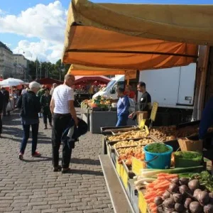 Хельсинки.Порт.Базар.