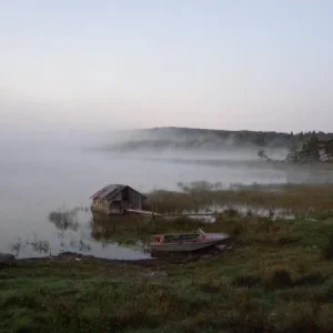 Утро в Ладожских шхерах