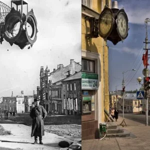 Легендарные "ЧАСЫ" на улице Ленина, здесь раньше назначали свидания все влюблённые пары
