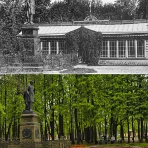 памятник Глинке в саду Блонье