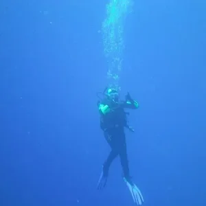 Первое погружение Deep на 35 м.