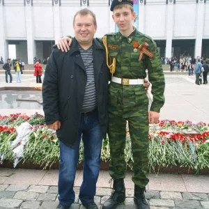 С Папаней:)