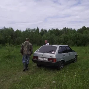 На месте