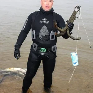очередной трофейный якорь