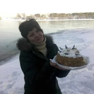 был и тортик))) Но баранинка все ж душевнее)))