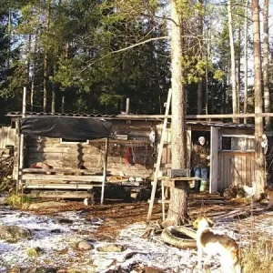 Онего. Рыбацкая изба.