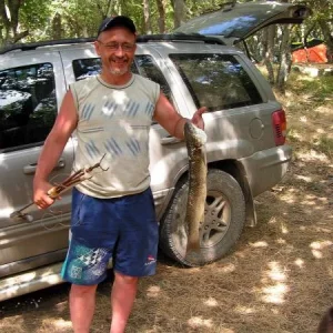 Моя первая застреленная рыба,М.Утриш июль2008