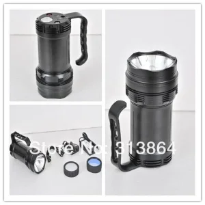 20113 Summer Promotion Professional HID Scuba Diving Torch 35W 2700LM Underwater Hunting Flashlight 6600mAh