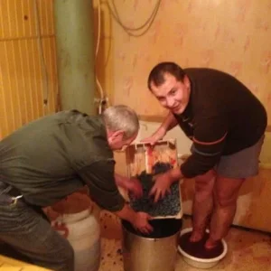 Начинаем, скидываем виноград
