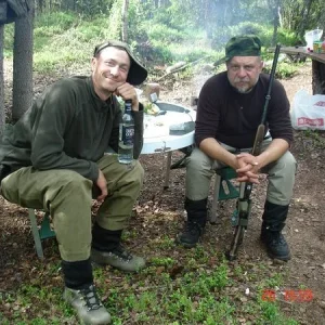 На привале