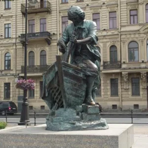 Петр 1 строгает