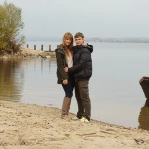 С женой на Селигере