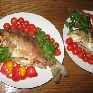 Карп запечённый