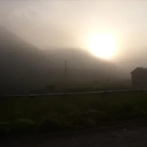 Облака спустились на Териберку
