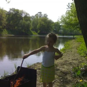 дочка ,на клязьме май2008