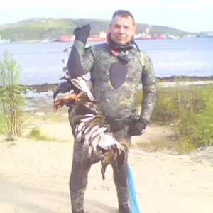 вот я вышел после полу часа на берег