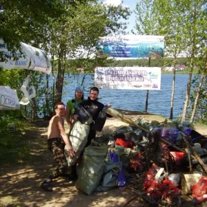 День очистки водоемов. 6 июня 2010 г.. Кореневский карьер.