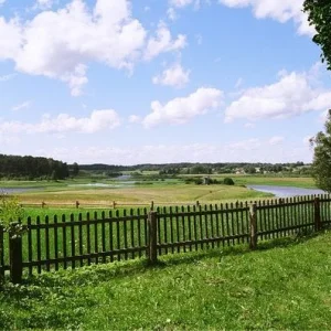 Пушкинские места. Село Михайловское, родовое имение А.С. Пушкина (Пушкин-Ганнибал). Псковская область