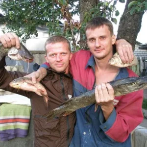 с братом после бредня
