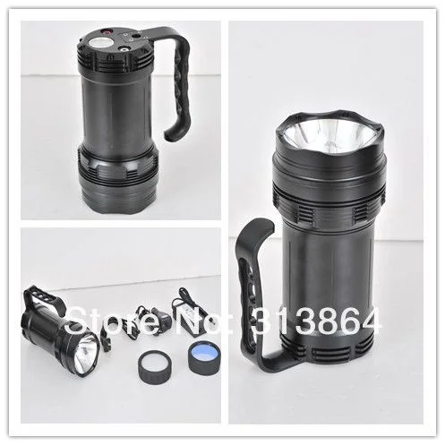 20113 Summer Promotion Professional HID Scuba Diving Torch 35W 2700LM Underwater Hunting Flashlight 6600mAh