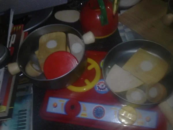 А у сына уже все готово
