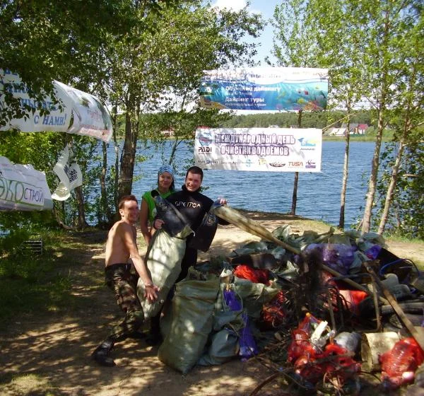 День очистки водоемов. 6 июня 2010 г.. Кореневский карьер.