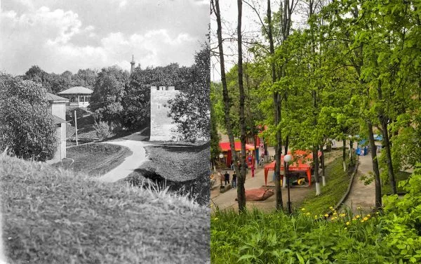 Марсово поле вид с холма