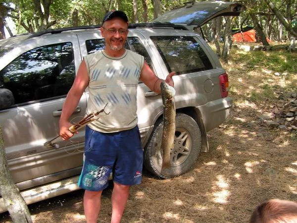 Моя первая застреленная рыба,М.Утриш июль2008