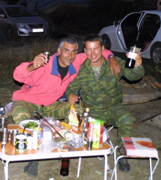 на лимане.