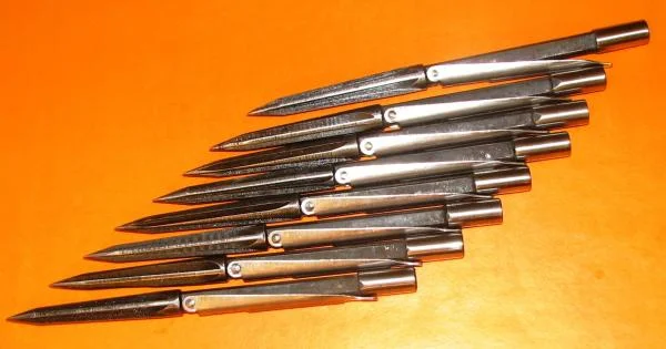 наконечники четырехгранные и трехгранные каленные