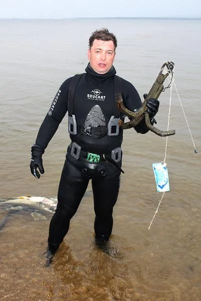 очередной трофейный якорь