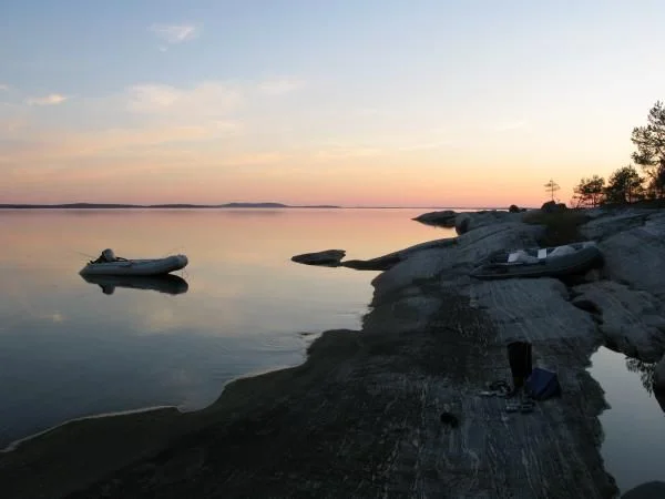 Остров В Белом море.