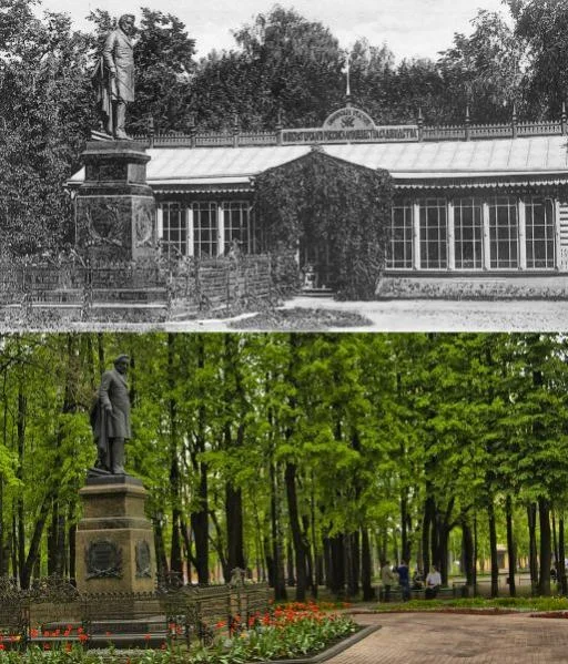 памятник Глинке в саду Блонье