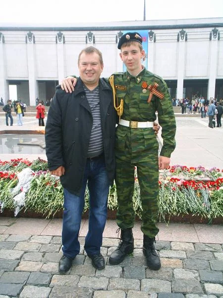 С Папаней:)