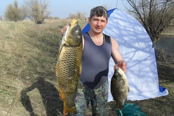 SAM 1577 первый сазан