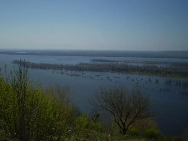 Самара. Волга. Разлив