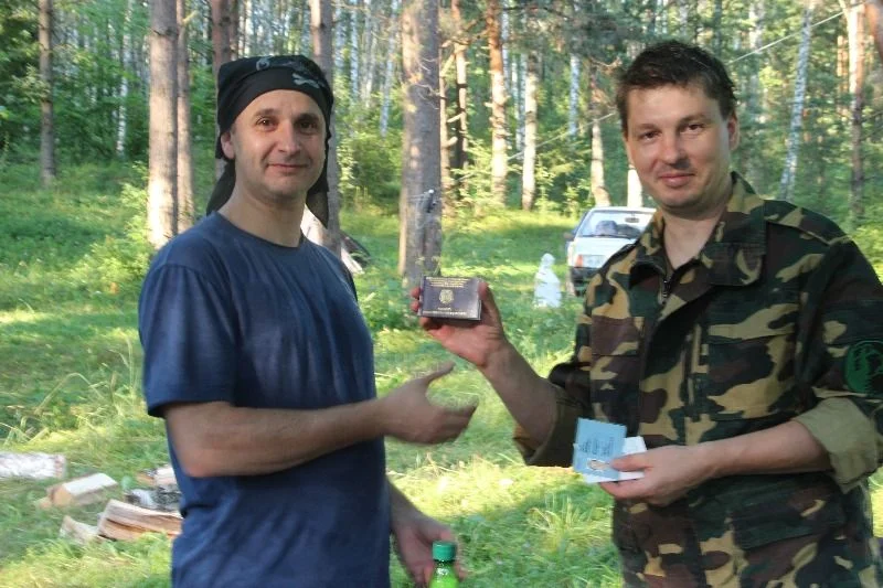 Вручение оберега от инспекции